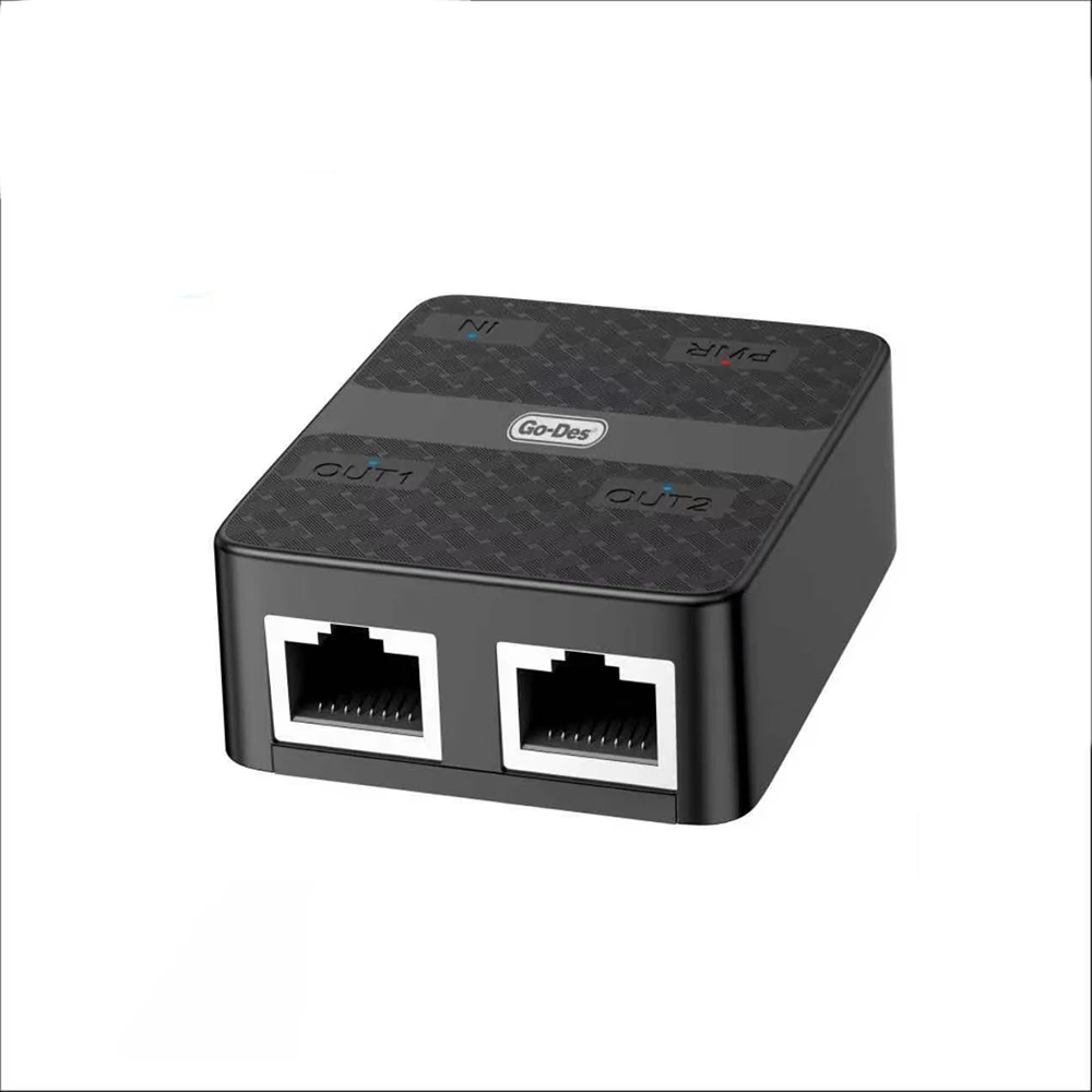 Go-Des GD-WPS012 2in1 Ethernet Çoğaltıcı 1000Mbps
