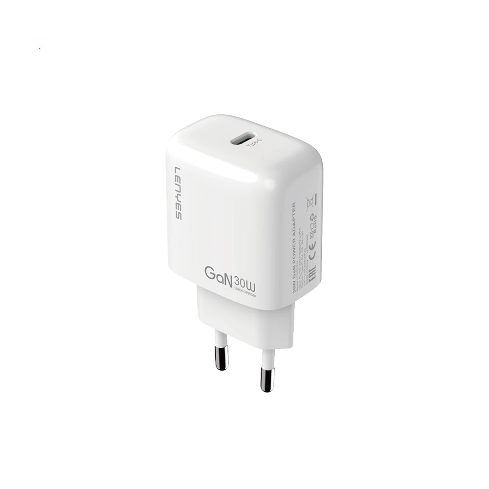 Lenyes LCH92 Type-C GaN Teknolojili PD Hızlı Şarj Özellikli Şarj Başlığı 30W