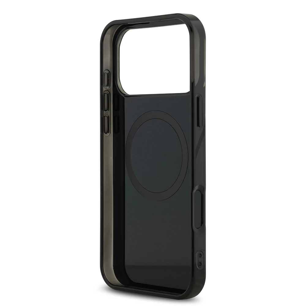 Apple iPhone 17 Pro Max Kılıf AMG Orjinal Lisanslı Çift Katmanlı Büyük Logolu Petek Desenli Kapak