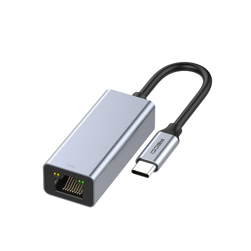 Recci RH10 RJ45 to Type-C Ethernet Dönüştürücü Kablo 100Mbps 80mm ...