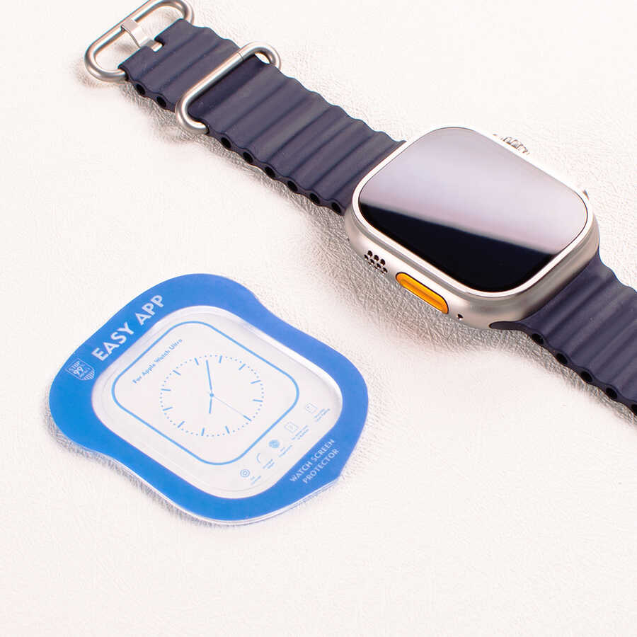 Apple Watch Ultra 49mm Zore Easy Cam Ekran Koruyucu 1 / 2 / 3 UYUMLU
