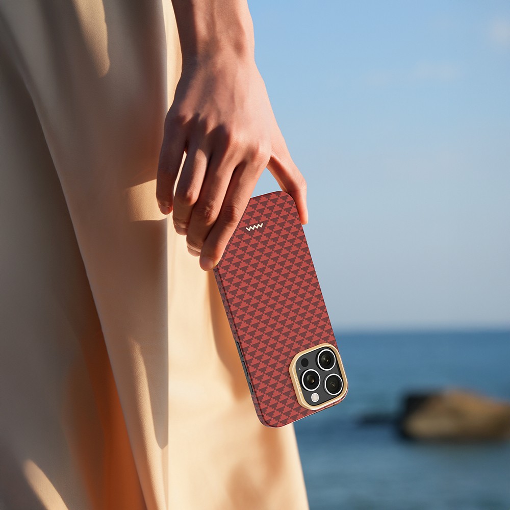 Apple iPhone 16 Pro Kılıf M-safe Şarj Özellikli Raptic Aramid Skin Origin Serisi Kapak