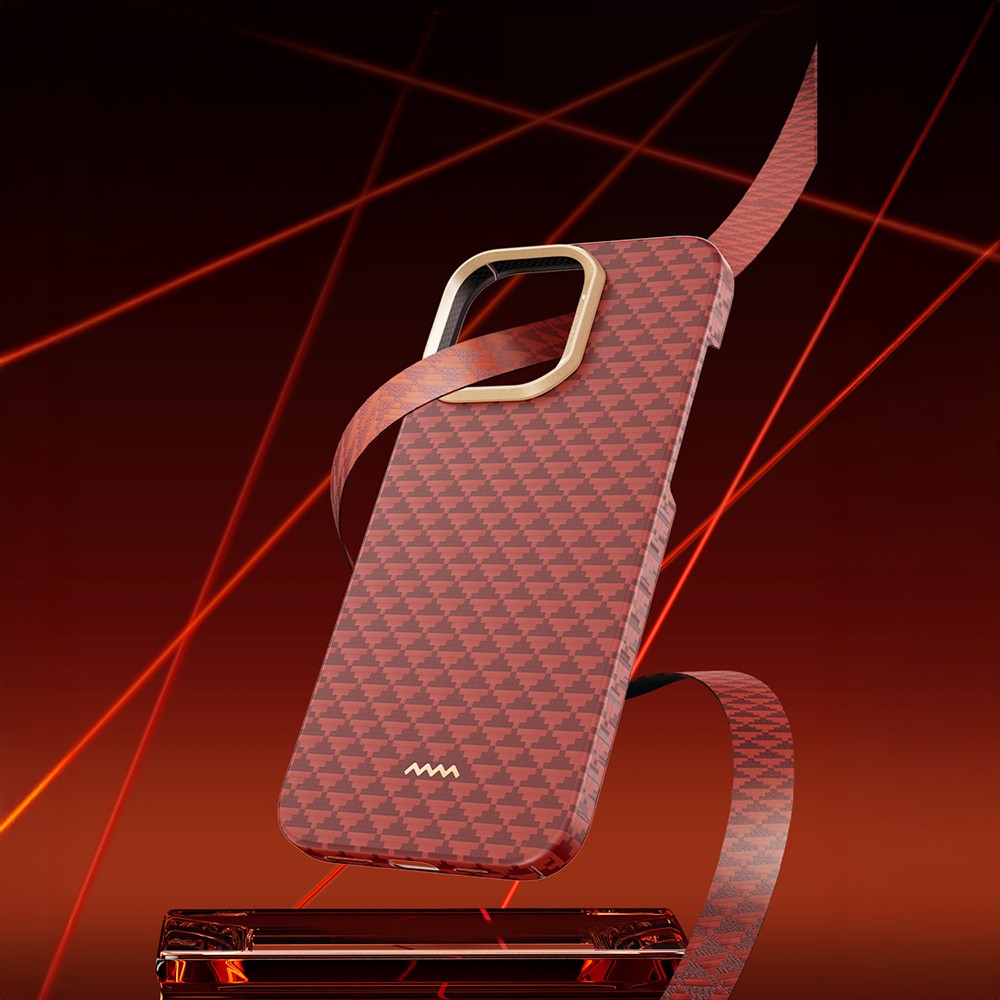 Apple iPhone 16 Pro Kılıf M-safe Şarj Özellikli Raptic Aramid Skin Origin Serisi Kapak