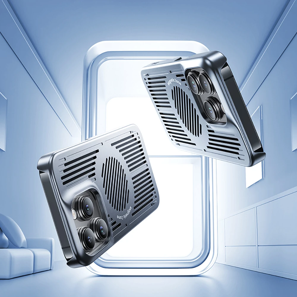 Apple iPhone 15 Pro Kılıf M-safe Şarj ve Soğutucu Özellikli Benks Biliz Kapak