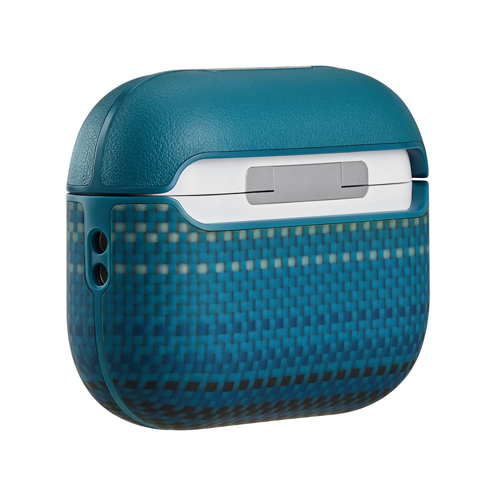 Apple Airpods Pro 3 Kılıf Aramid Fiber Pitaka Tactile Woven Sunset-Moonrise Serisi Kapak