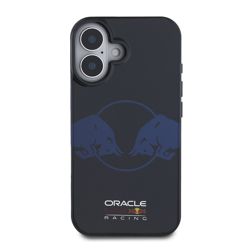 Apple iPhone 16 Kılıf Redbull Orjinal Lisanslı Magsafe Şarj Özellikli IML Çift Boğa Baskılı Sert PC  Kapak