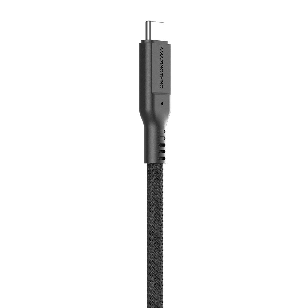 Amazingthing Thunder Pro USB3.2 Gen2 PD3.1 Port Korumalı Type-C to Type-C Kablo 120cm 240W 4K@60Hz