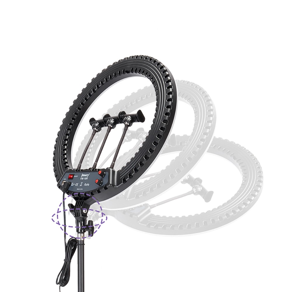 Jmary FM-18R Uzaktan Kumandalı 43cm Işıklı Telefon Tutucu Ring Light