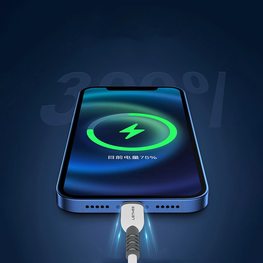 Lenyes LC979 USB-A to Micro Hızlı Şarj Özellikli Data ve Şarj Kablosu 2.4A 1M