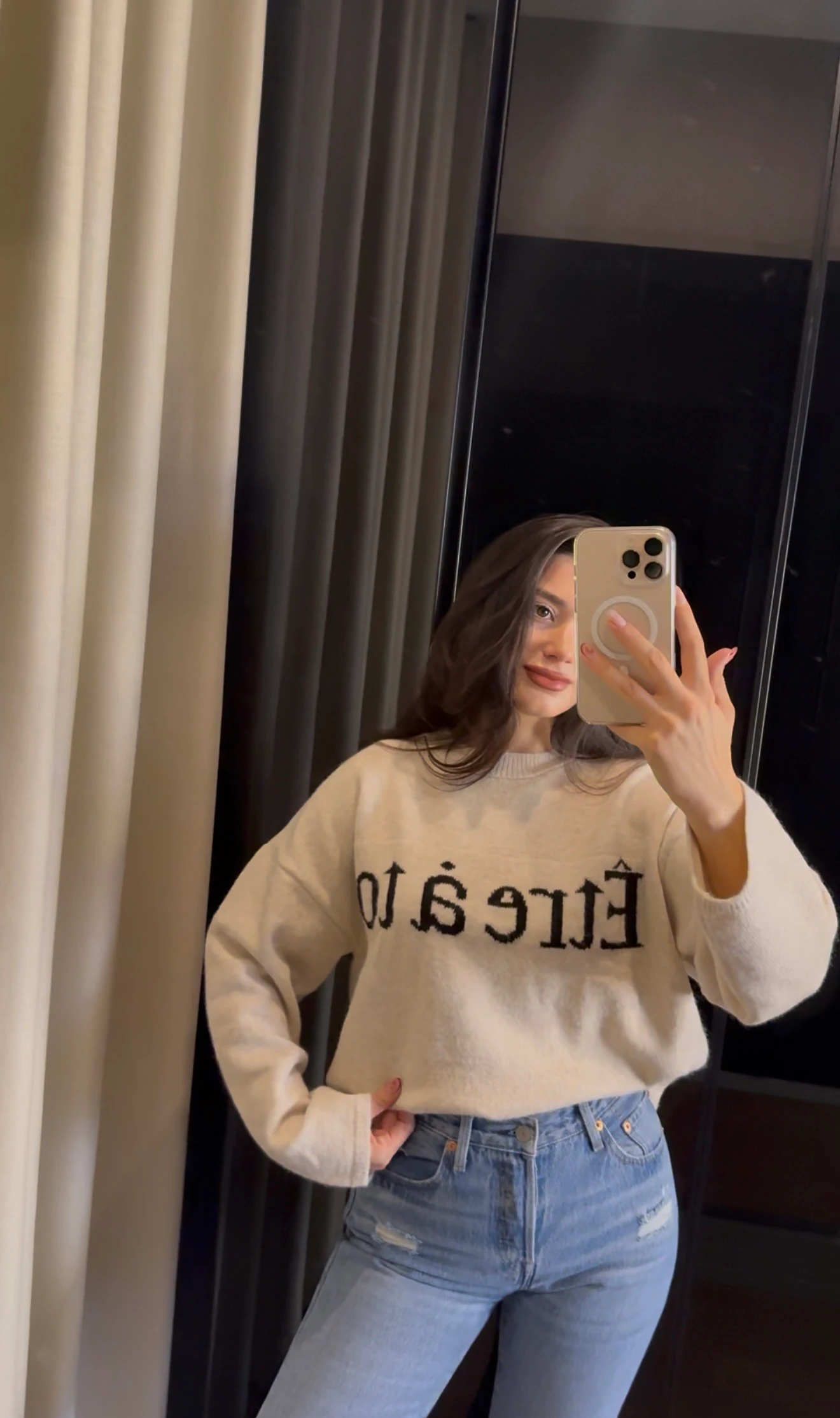 Triko Kazak Neutral Note | Bej 