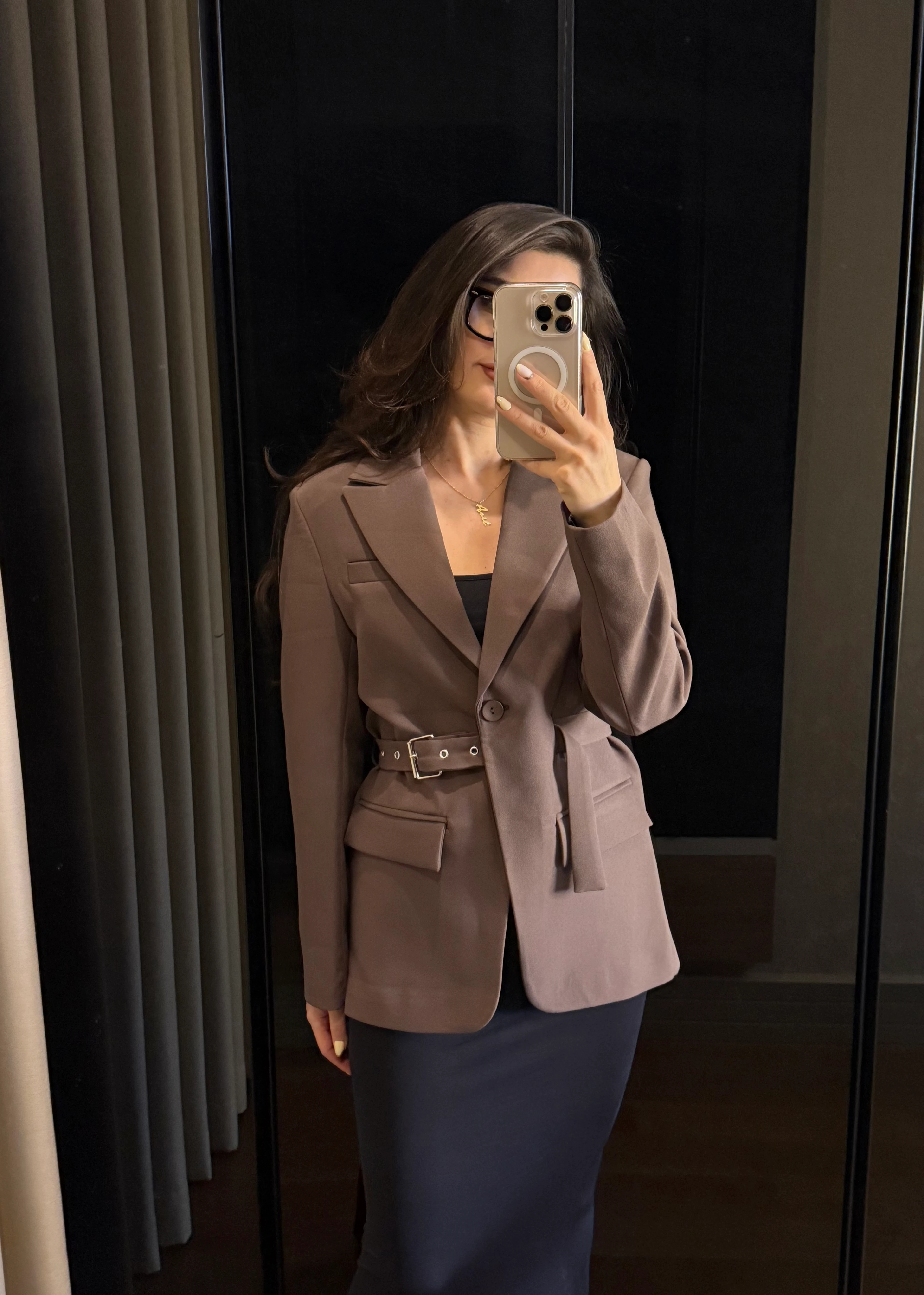 Kemerli Blazer Ceket ‘Waistline’ 