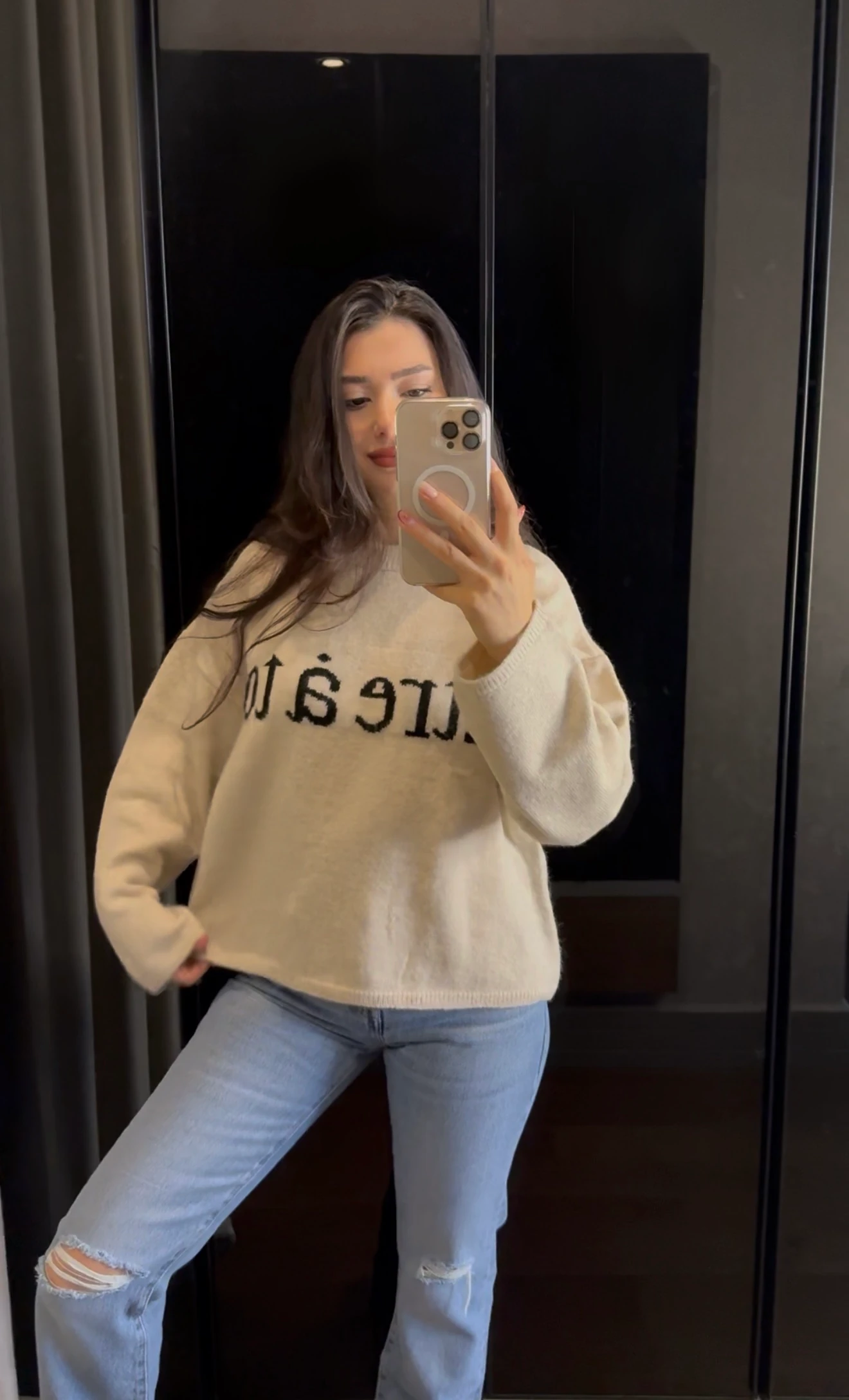 Triko Kazak Neutral Note | Bej 