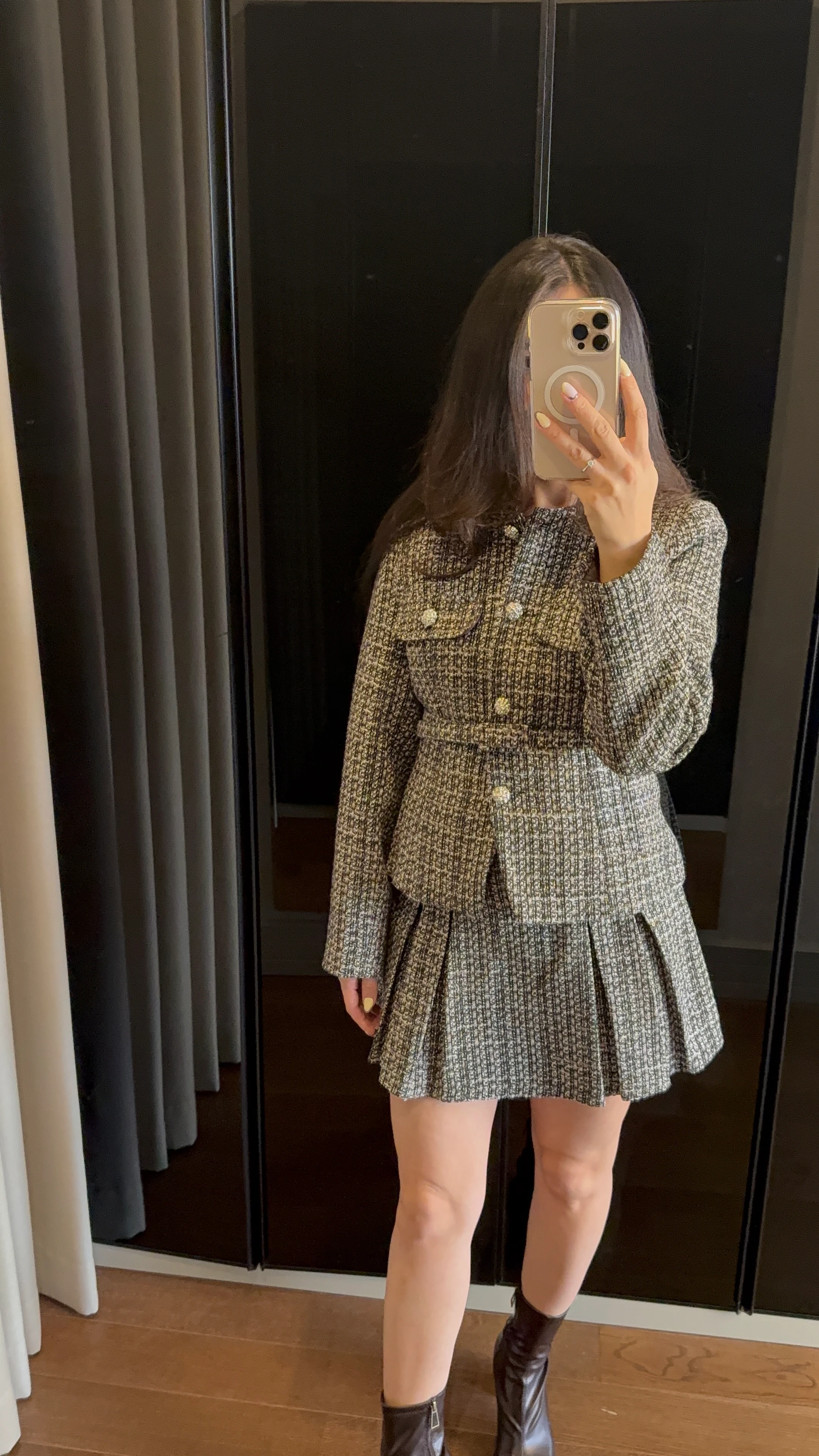 Eternel Koleksiyonu | Şort Etek Ceket Takım