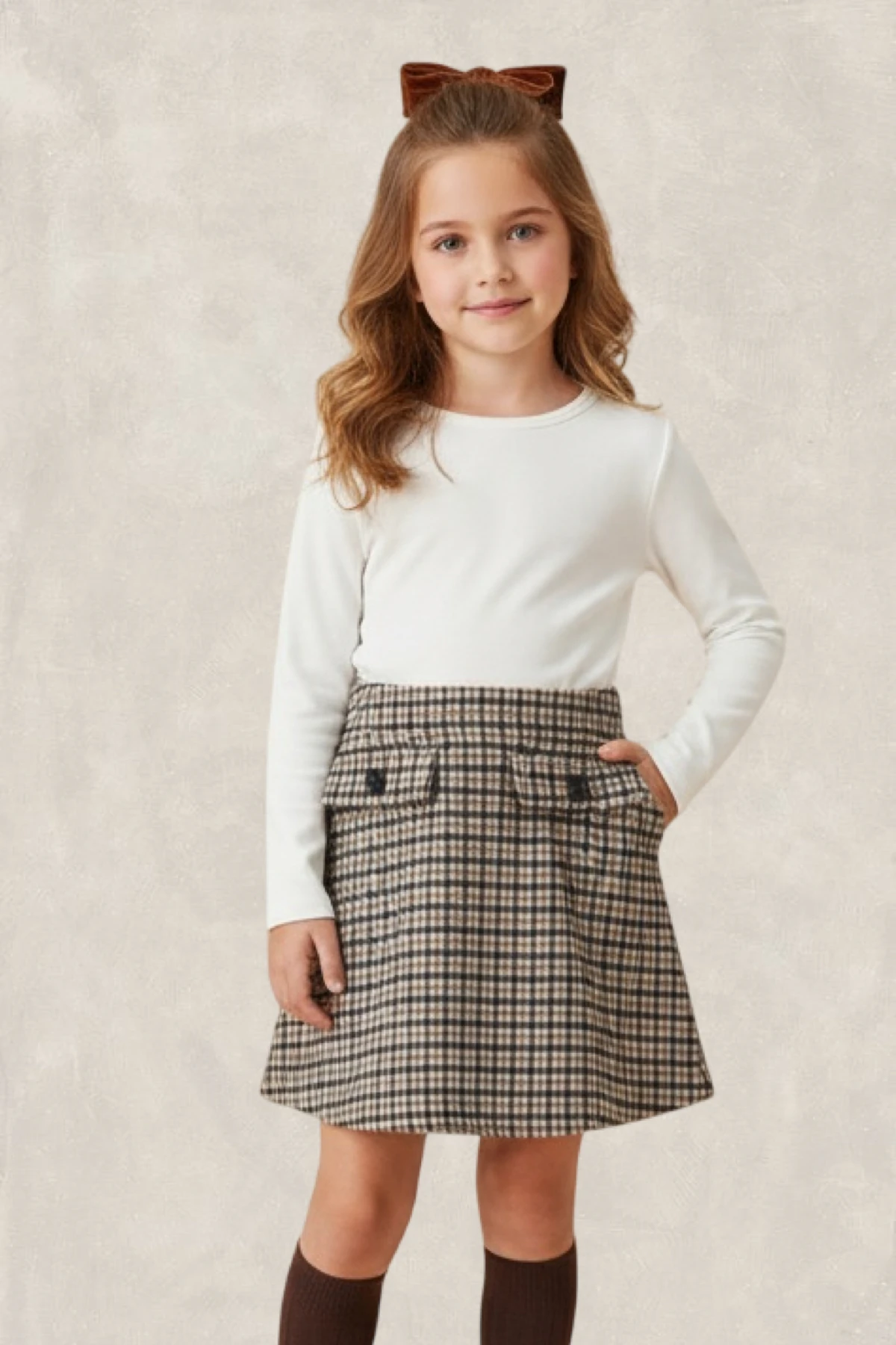 Kareli Jakarlı Etek