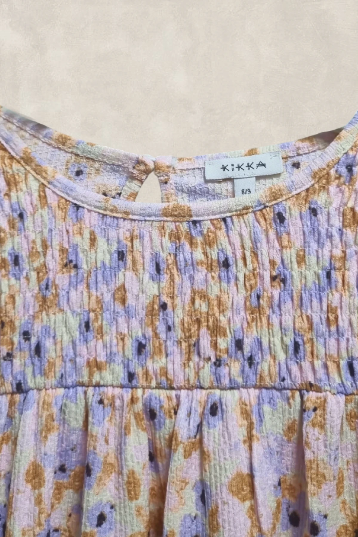 Mini Çiçekli Fırfırlı Elbise