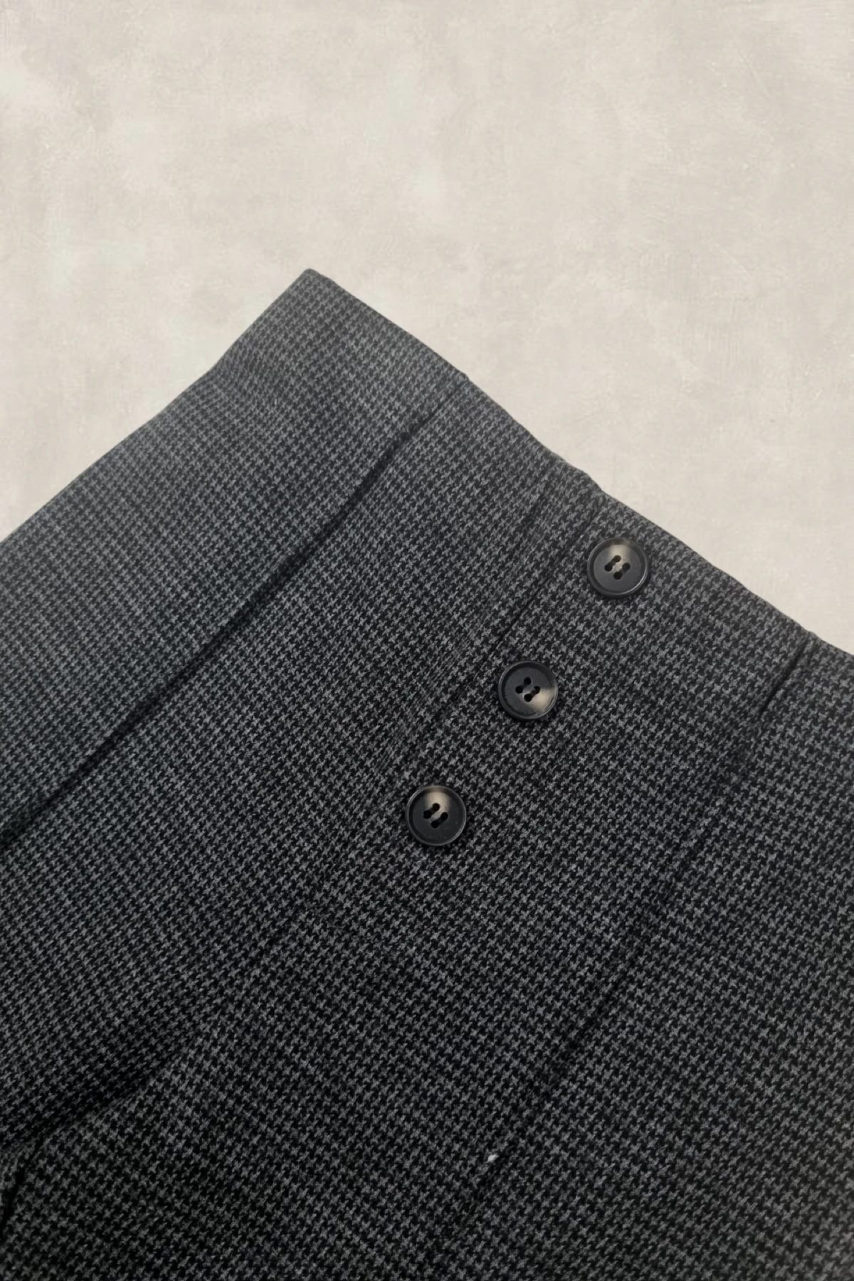 Yüksek Bel Düğmeli Tayt