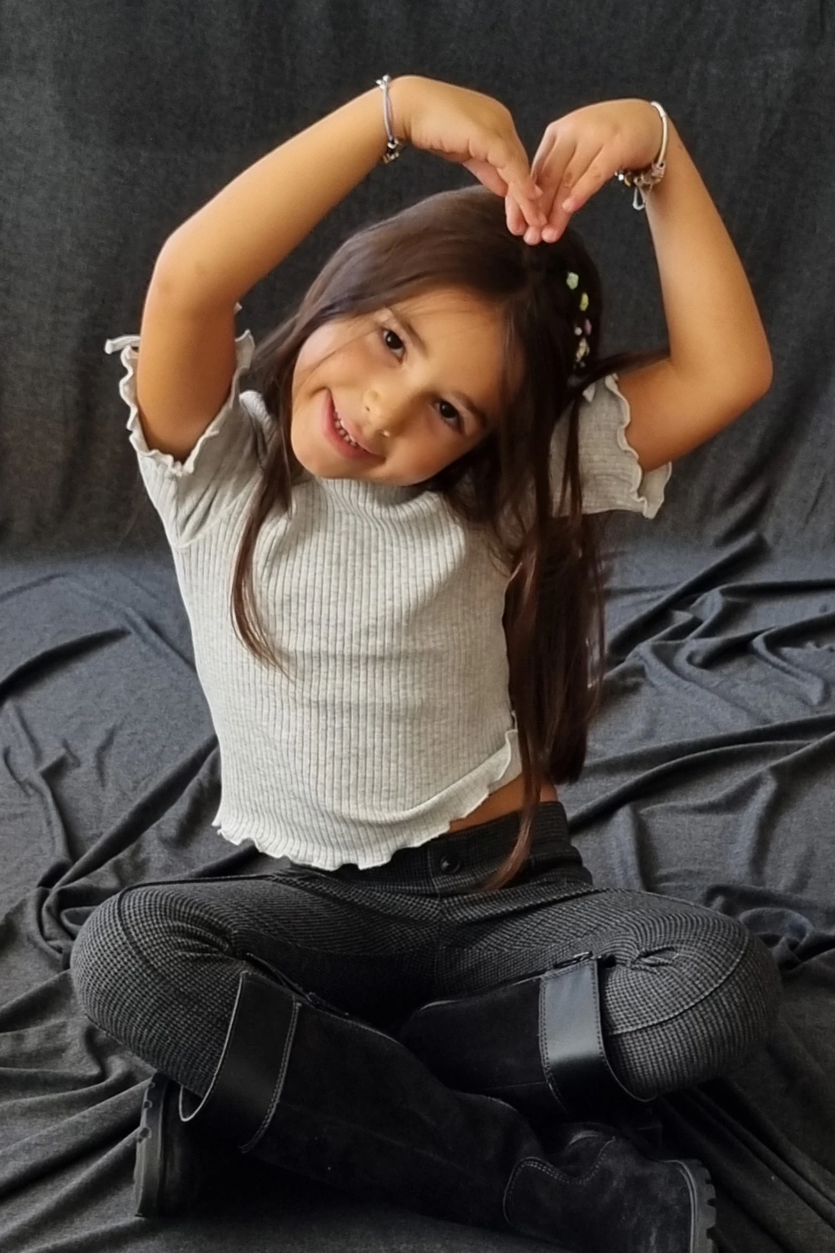 Yüksek Bel Düğmeli Tayt