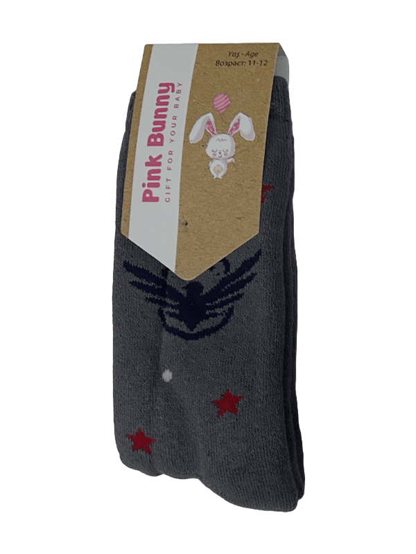 Pink Bunny Kartal Arma Desenli Çocuk Havlu Soket Çorap Seti 