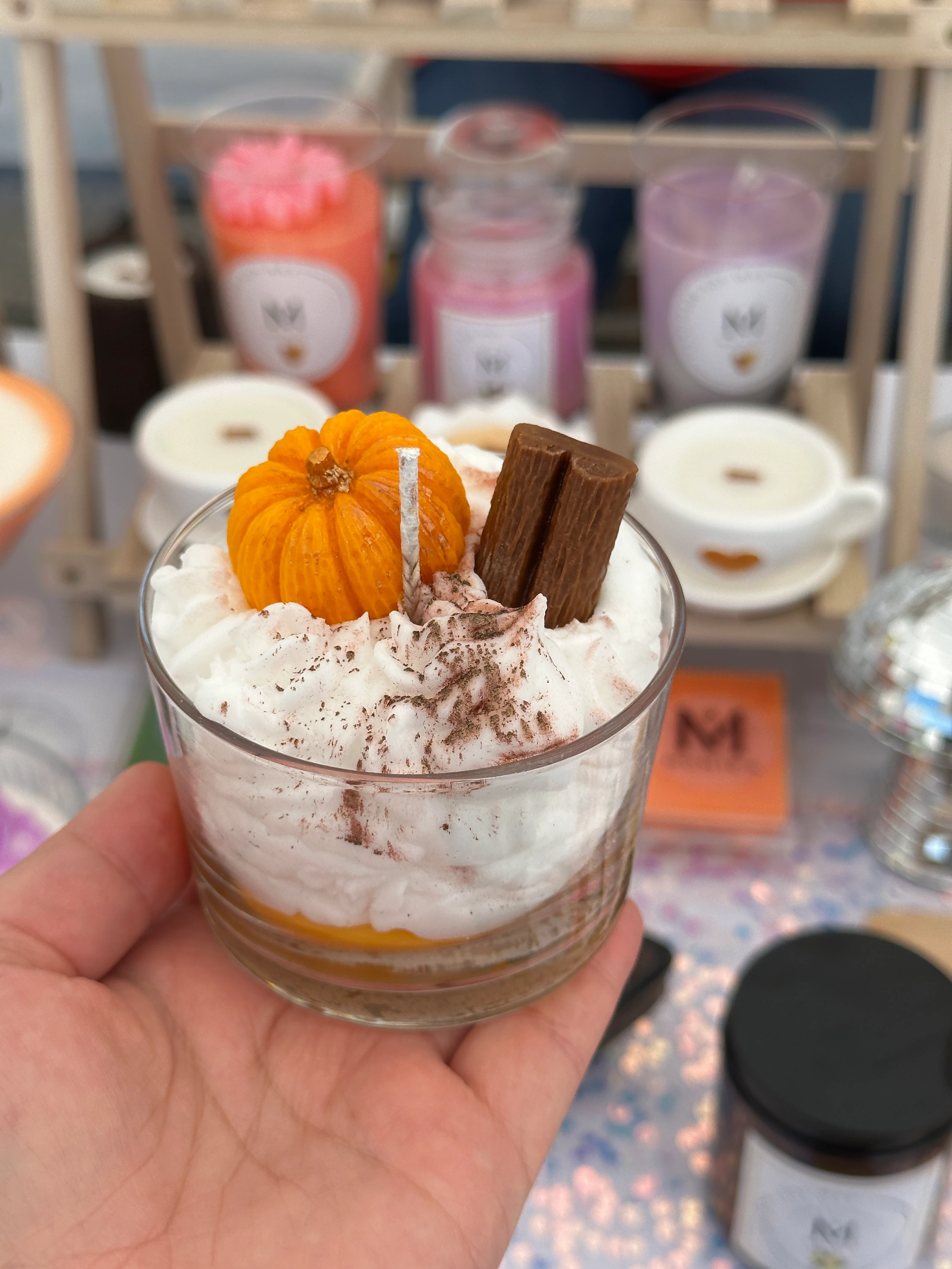 Balkabaklı Tatlı Mum – El Yapımı Soya Wax Dekoratif 