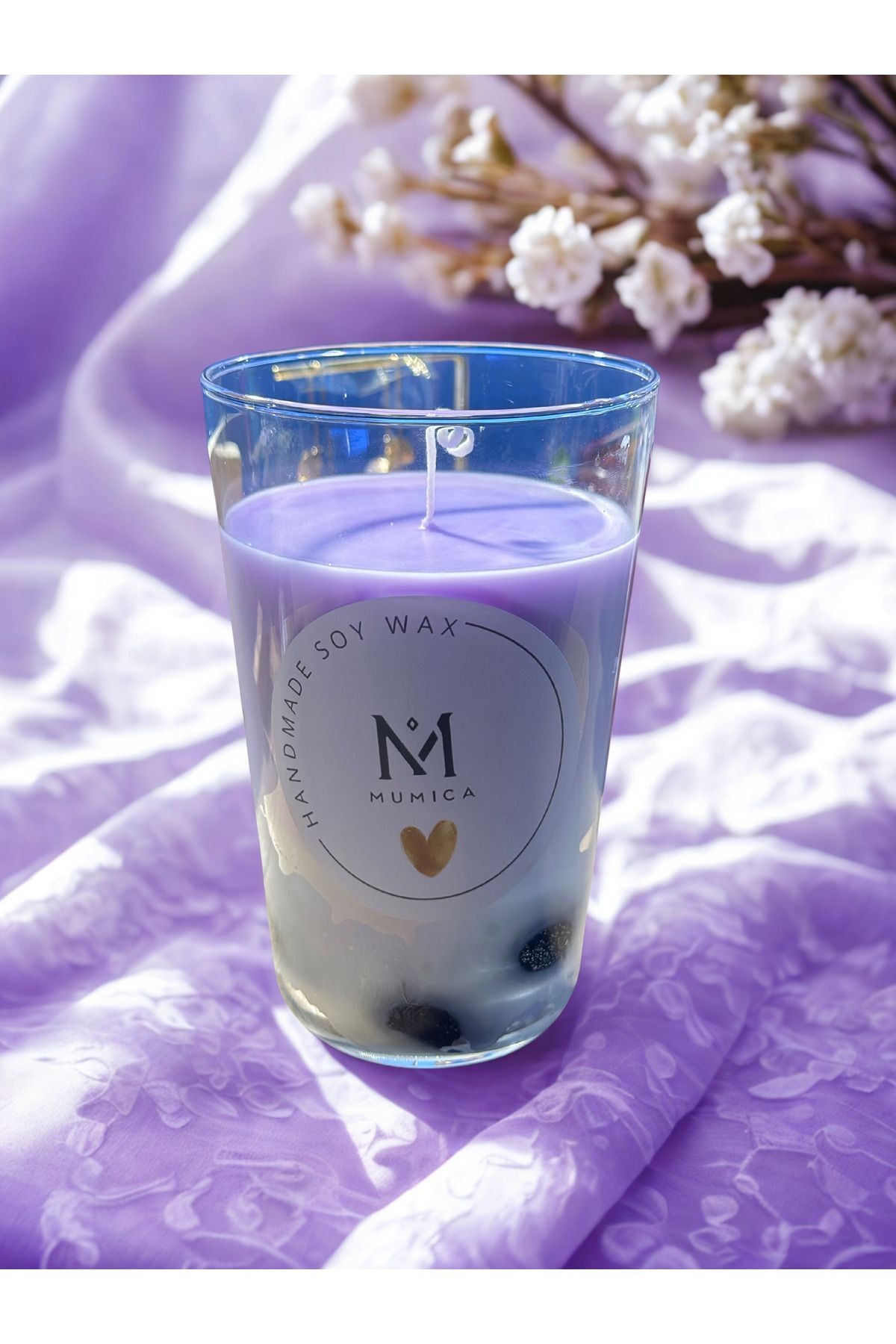Boba Tea Böğürtlen Kokulu Mum