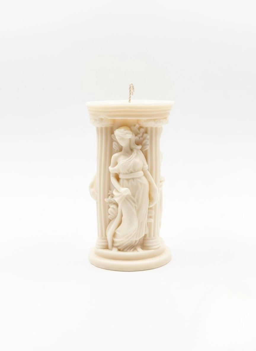 Antik Tanrıça Figürlü Dekoratif Soya Mumu