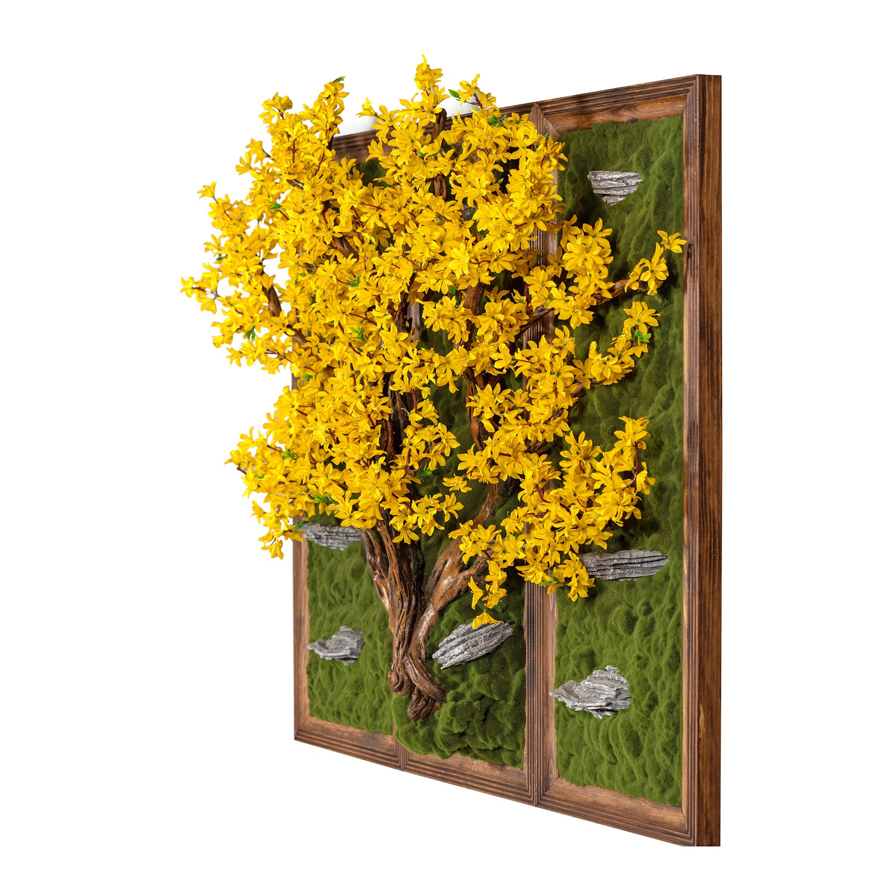 Üçlü Jasmine Tablo - Sarı