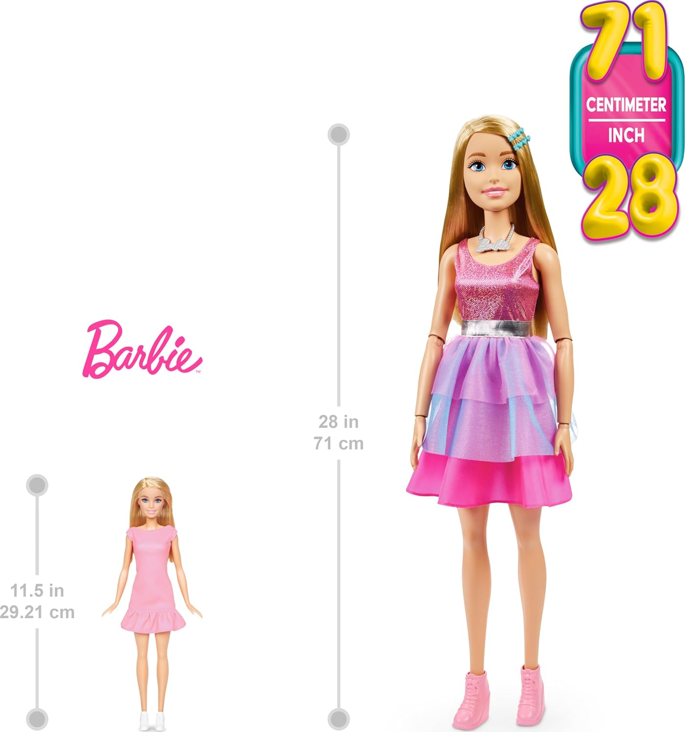 Barbie, Büyük Prenses Bebek, 71 Cm