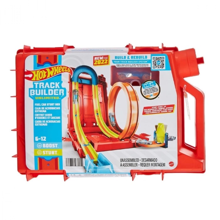 HW Track Builder Benzin Bidonu Akrobasi Seti, Hot Wheels Track Builder