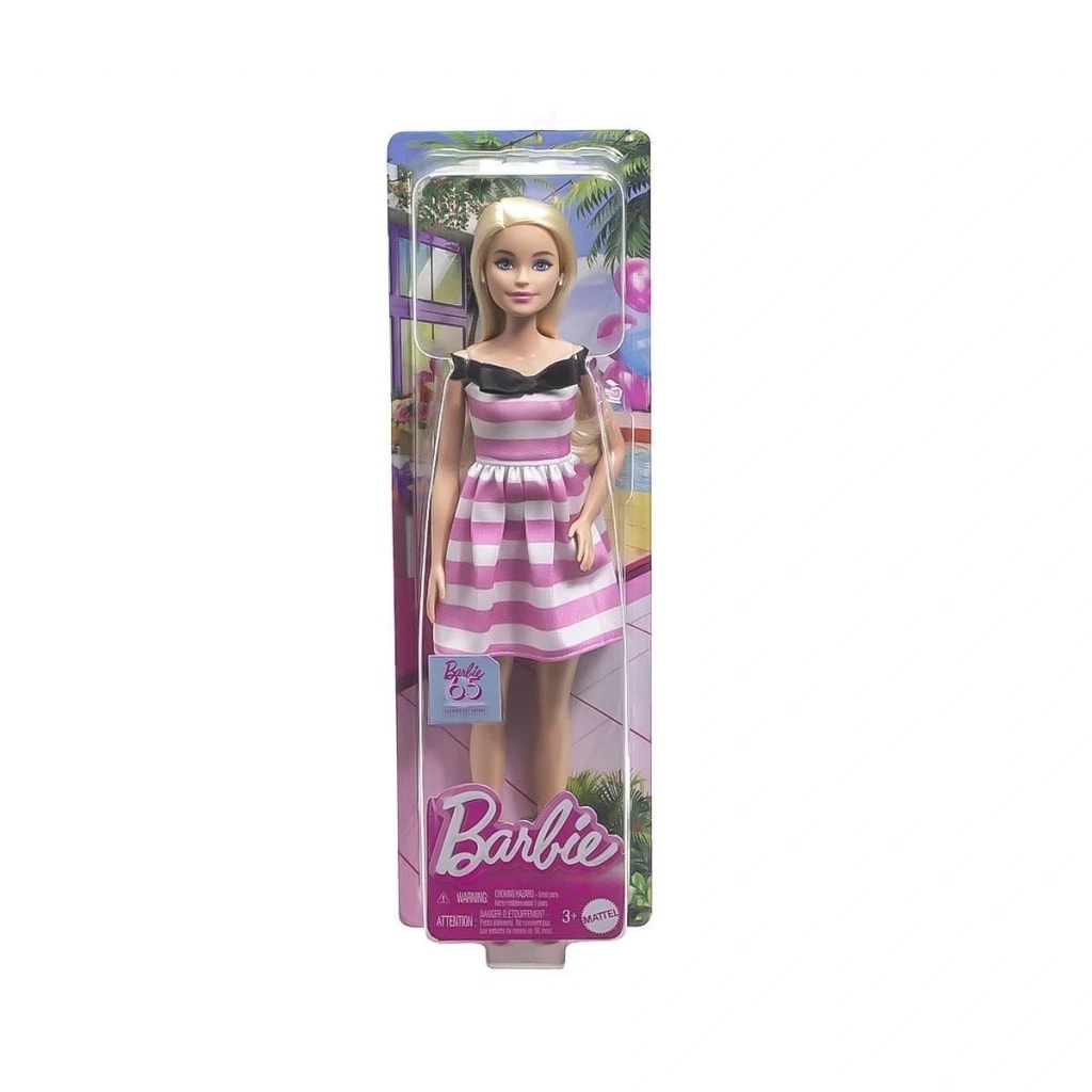 Barbie 65.Yıl Özel Pembe Elbiseli Bebek