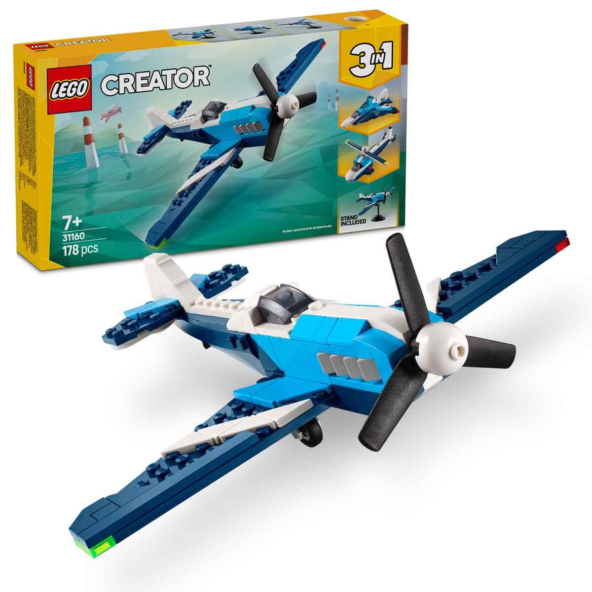 LEGO Creator 3’ü 1 Arada Uçak: Yarış Uçağı 31160
