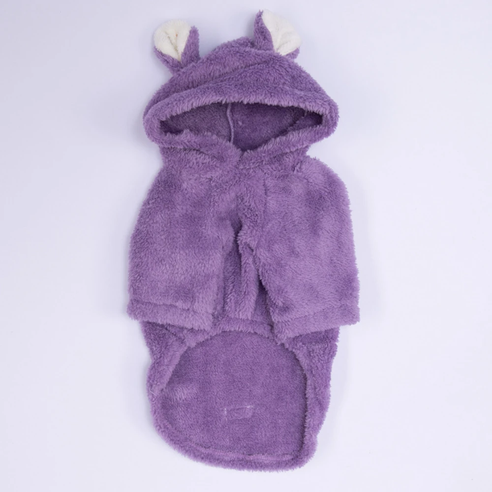 25756 Lila LuccaTeddy Büyük Irk Hoodie