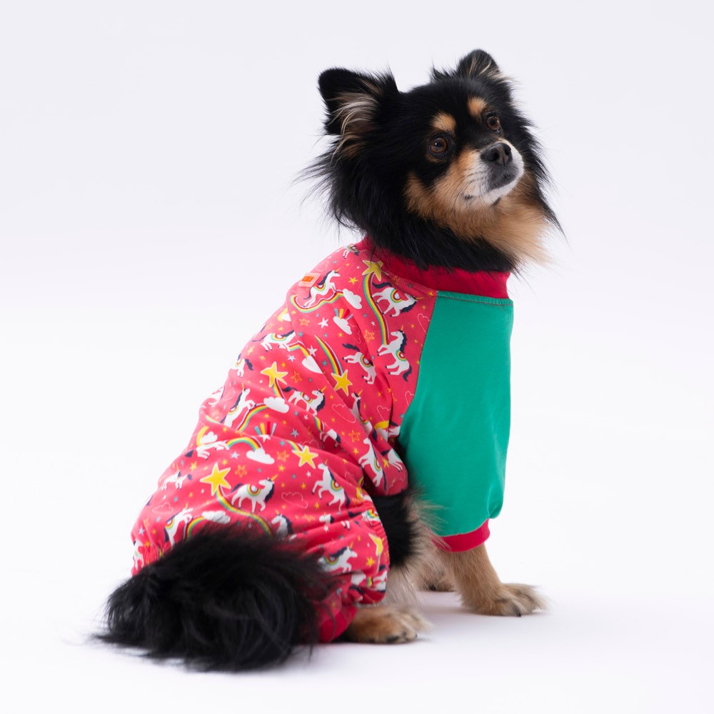 23926 Pembe Unicorn Pijama Tulum