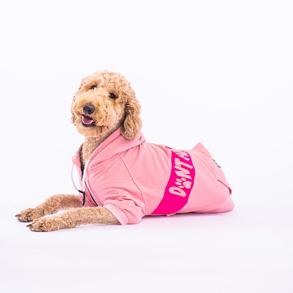 23252 Pembe Angry Dog Büyük Irk Ceket