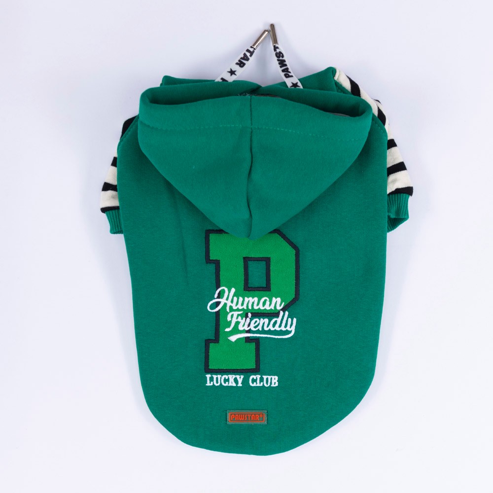 24703 Yeşil Lucky Club Hoodie