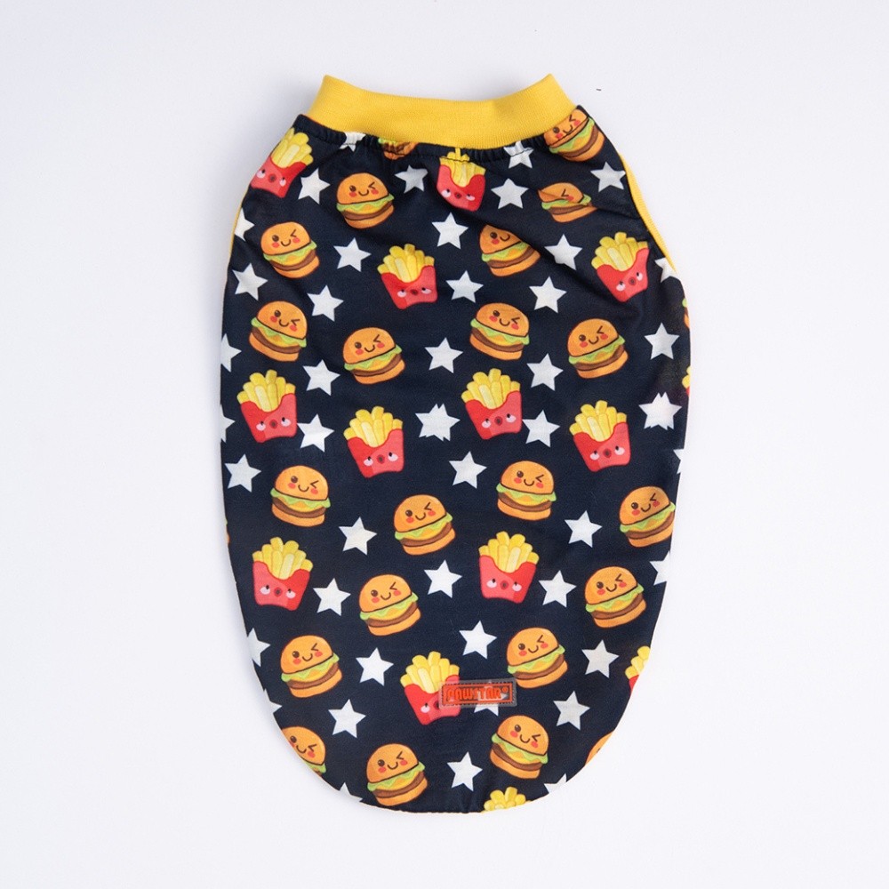 25854 Star Hamburger Büyük Tişört