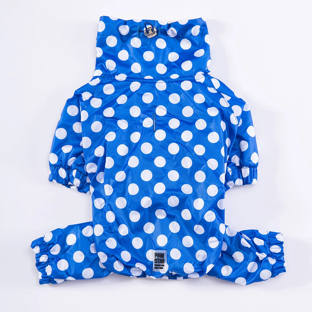 23521 Mavi Dots Tulum Yağmurluk