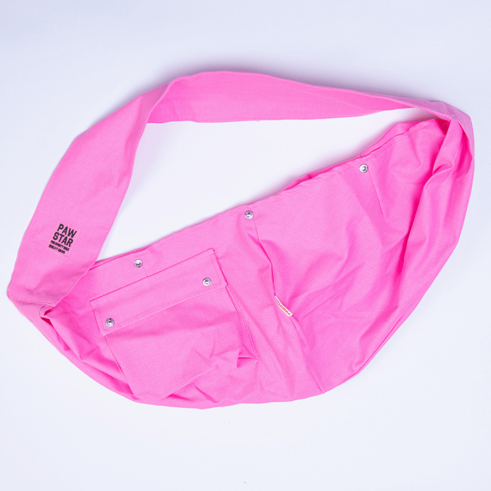 25025 Pembe Gabardin Crossbody Bag