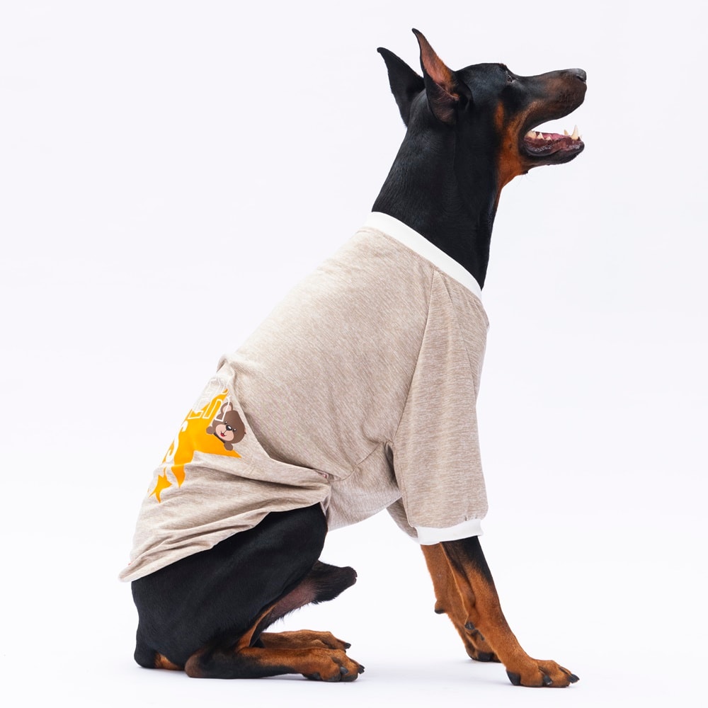 24755 Bej Super Paws Büyük Irk Sweat