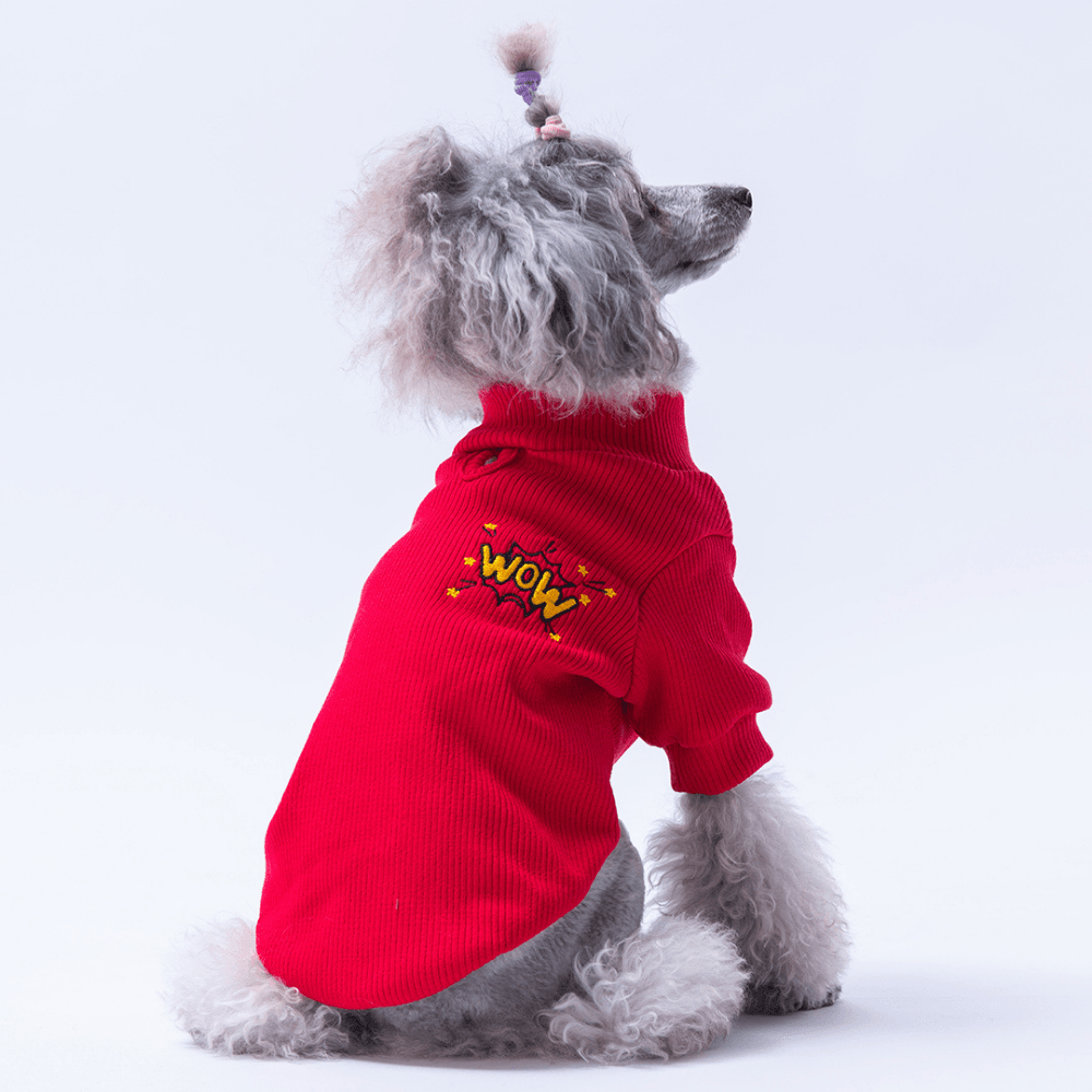 25709-Kırmızı Wow Kaşkorse Sweat