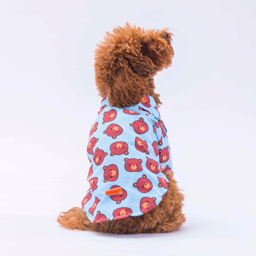 24407 Bear Desenli Gömlek
