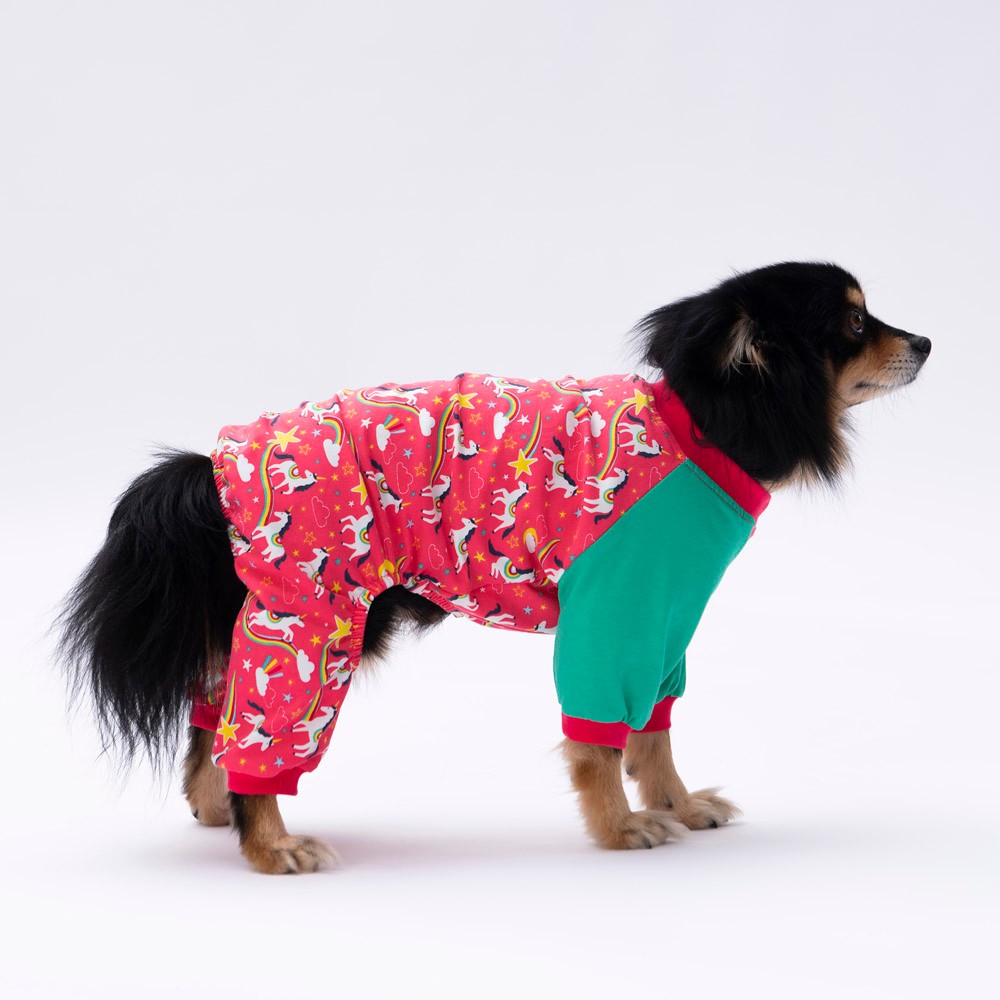 23926 Pembe Unicorn Pijama Tulum