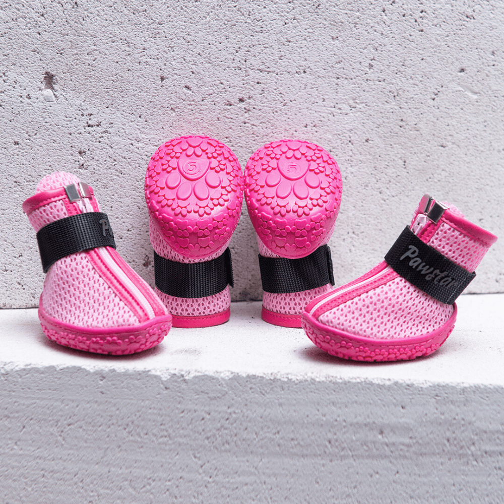 PDS16 Pembe Airmesh Köpek Ayakkabısı