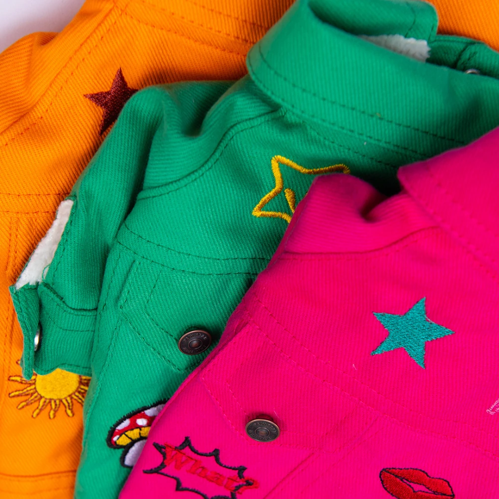 25212-Yeşil Cancún Pop  Ceket