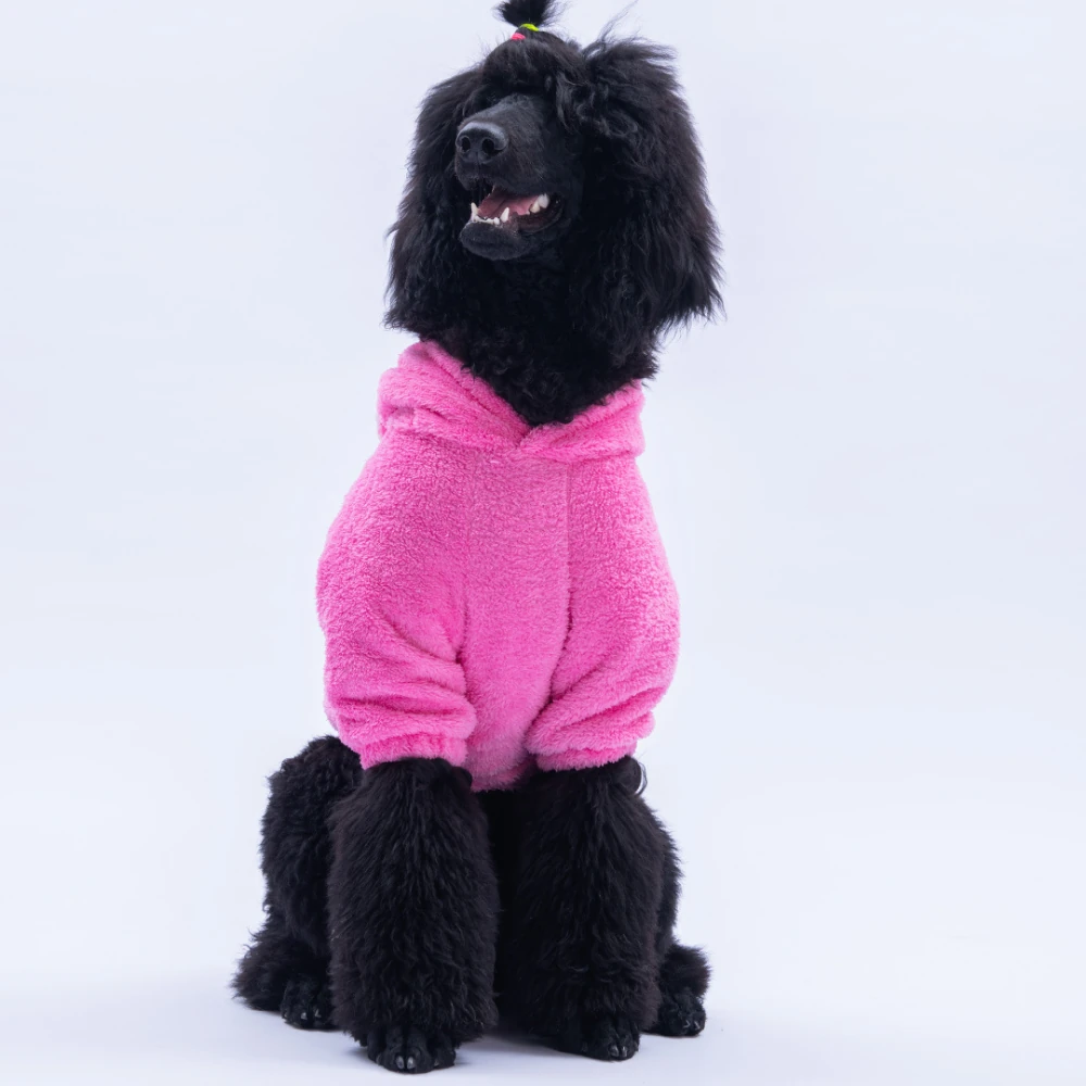 25757 Pembe LuccaTeddy Büyük Irk  Hoodie