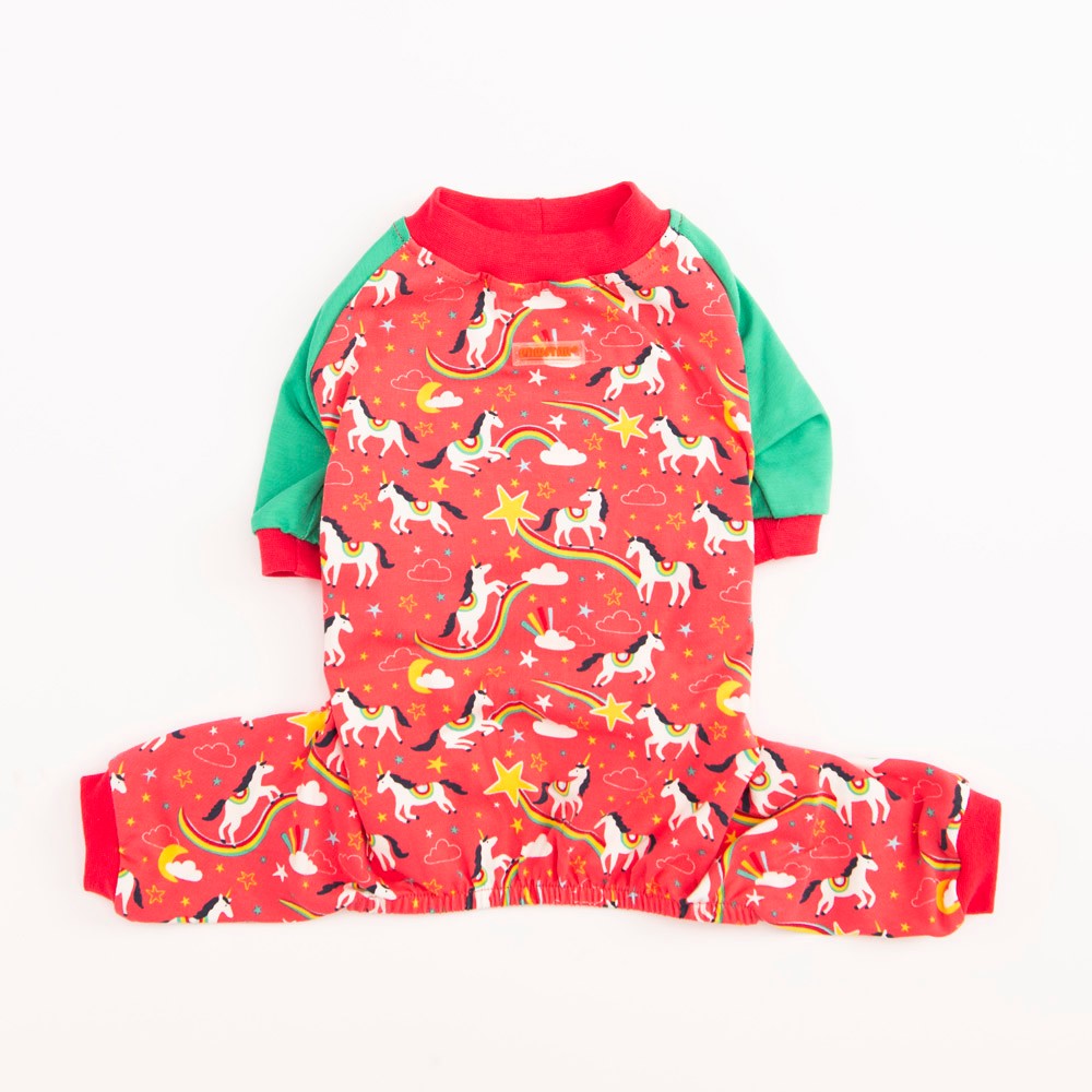 23926 Pembe Unicorn Pijama Tulum