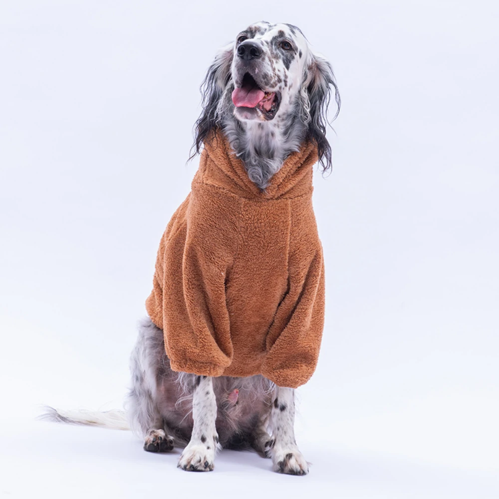 25758 Kahverengi LuccaTeddy Büyük Irk  Hoodie