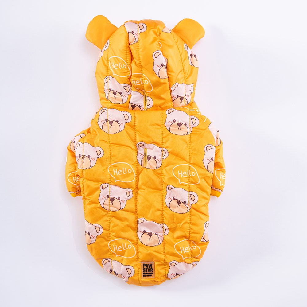 23527 Sarı Teddy Puff Yağmurluk