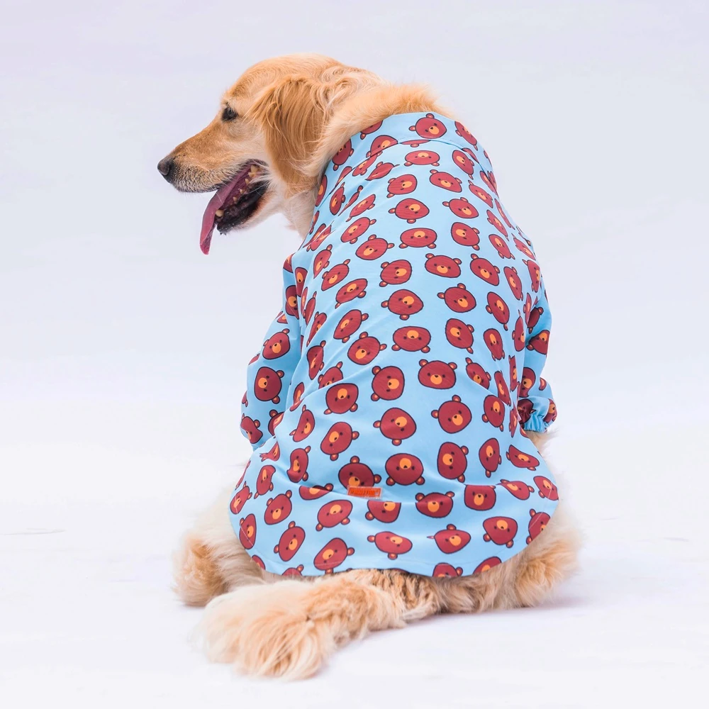 24452 Bear Desenli Büyük Gömlek