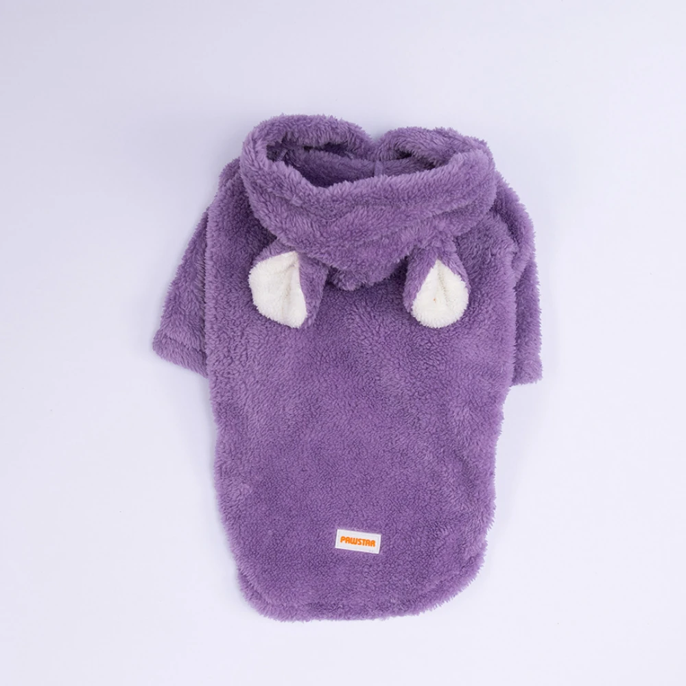 25756 Lila LuccaTeddy Büyük Irk Hoodie