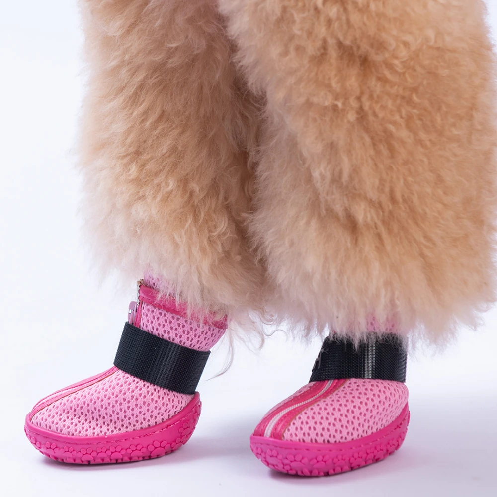 PDS16 Pembe Airmesh Köpek Ayakkabısı